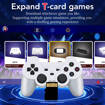 Retro Video Game Consoles Portable Intelligent 4K 1080P Projector Remote Control Mini Android Home for N64 Game Box