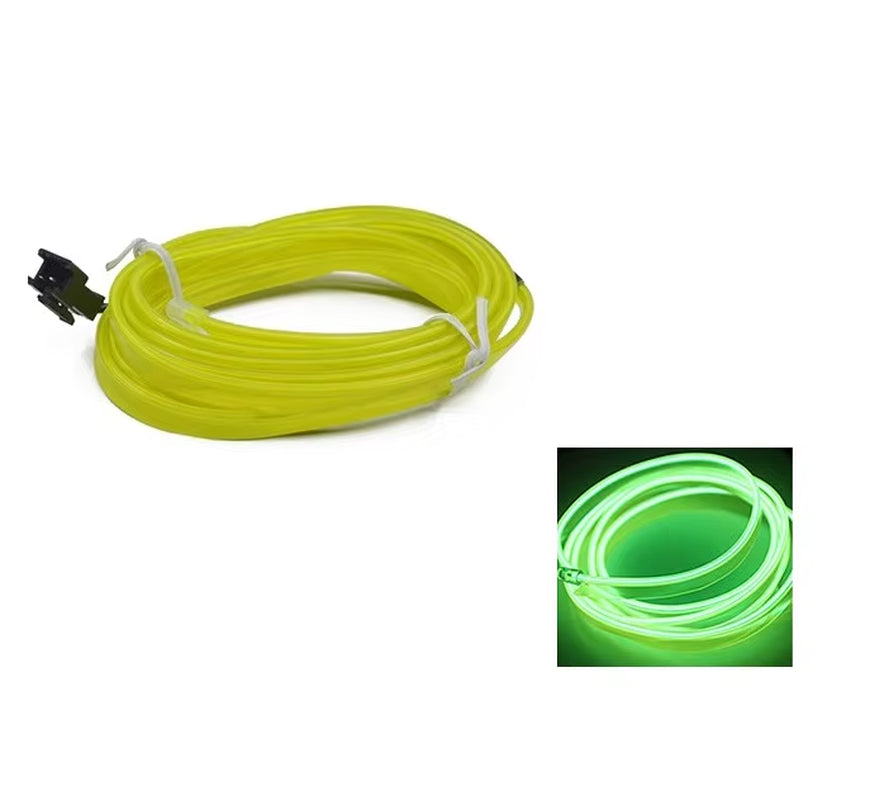 10M/1M/3M/5M Car Interior Led Decorative Lamp Wiring Neon Strip for Auto DIY Flexible Ambient Light USB Party Atmosphere Diode