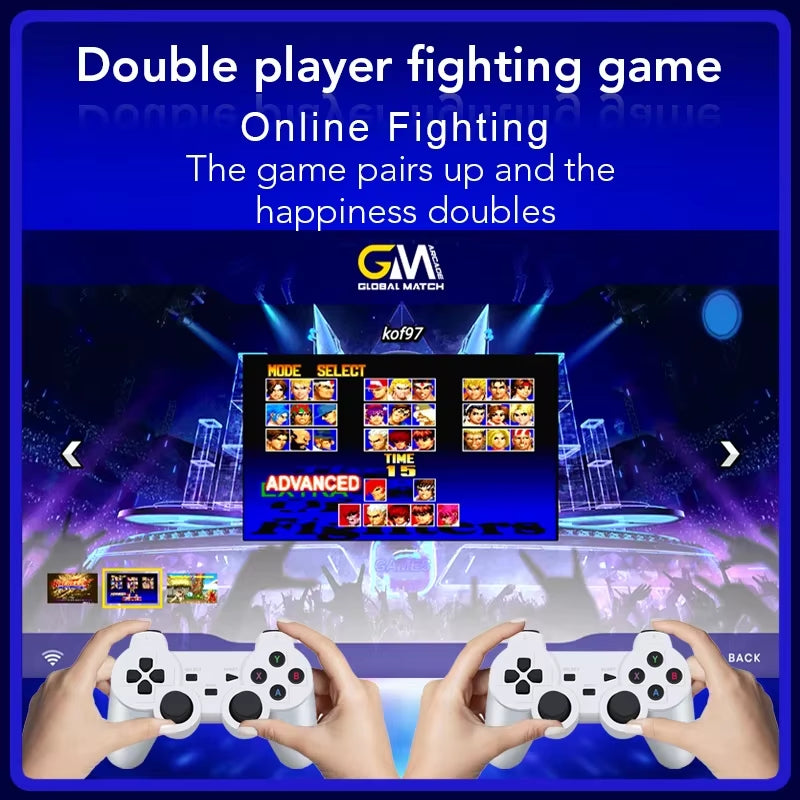 Retro Video Game Consoles Portable Intelligent 4K 1080P Projector Remote Control Mini Android Home for N64 Game Box