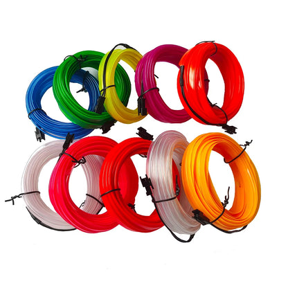 10M/1M/3M/5M Car Interior Led Decorative Lamp Wiring Neon Strip for Auto DIY Flexible Ambient Light USB Party Atmosphere Diode