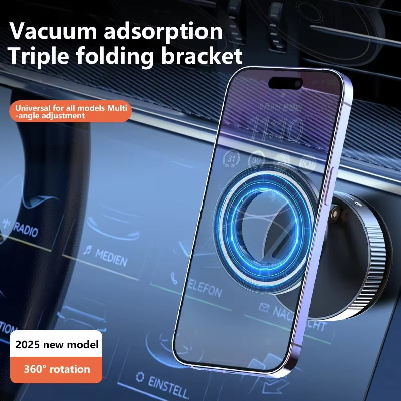 Xiaomi Magnetic Vacuum Phone Bracket 360° Adjustable Holder Strong Suction Cup Navigation Design Stand Holder for Car Universal