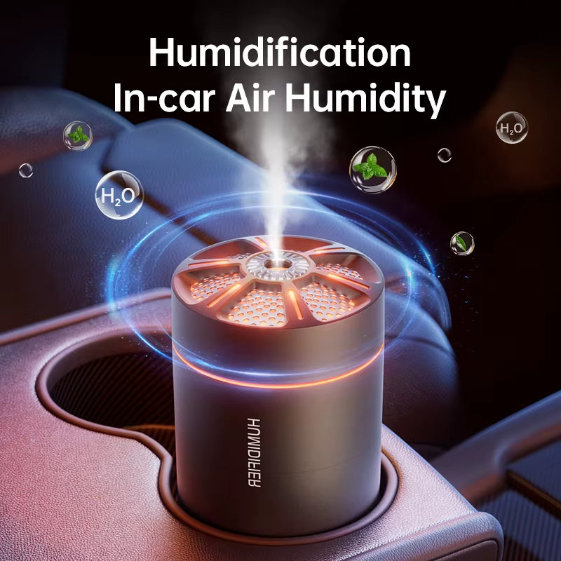 180ML Mini Air Humidifier Aromatherapy Diffuser Essential Oil Aromatherapy Spray Household Bedroom Car Mounted Mute Humidifier