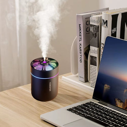 180ML Mini Air Humidifier Aromatherapy Diffuser Essential Oil Aromatherapy Spray Household Bedroom Car Mounted Mute Humidifier