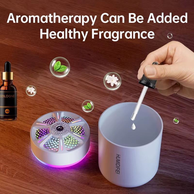 180ML Mini Air Humidifier Aromatherapy Diffuser Essential Oil Aromatherapy Spray Household Bedroom Car Mounted Mute Humidifier