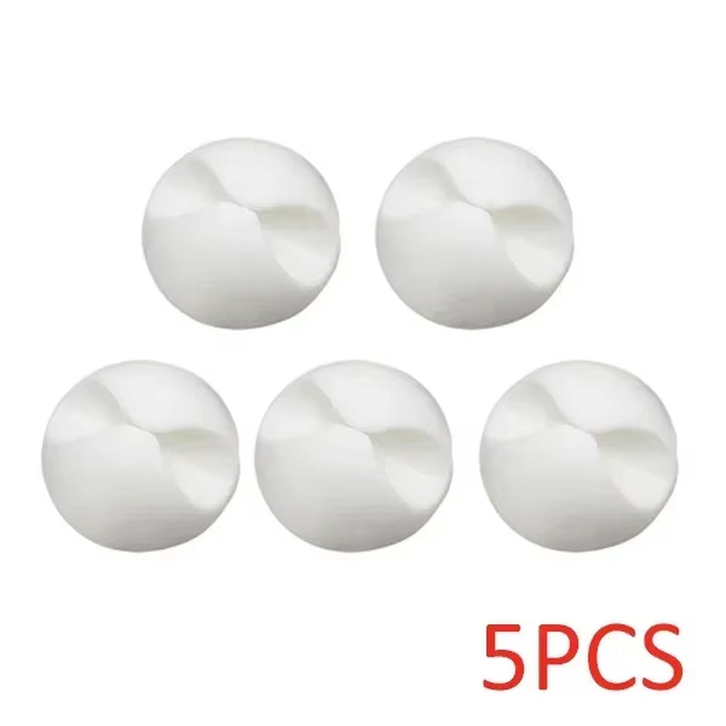 Car Dashboard Data Cable Clip Self-Adhesive USB Line Hub Wire Holder Fixing Clamp Office Desk Wire Organizer Accessories