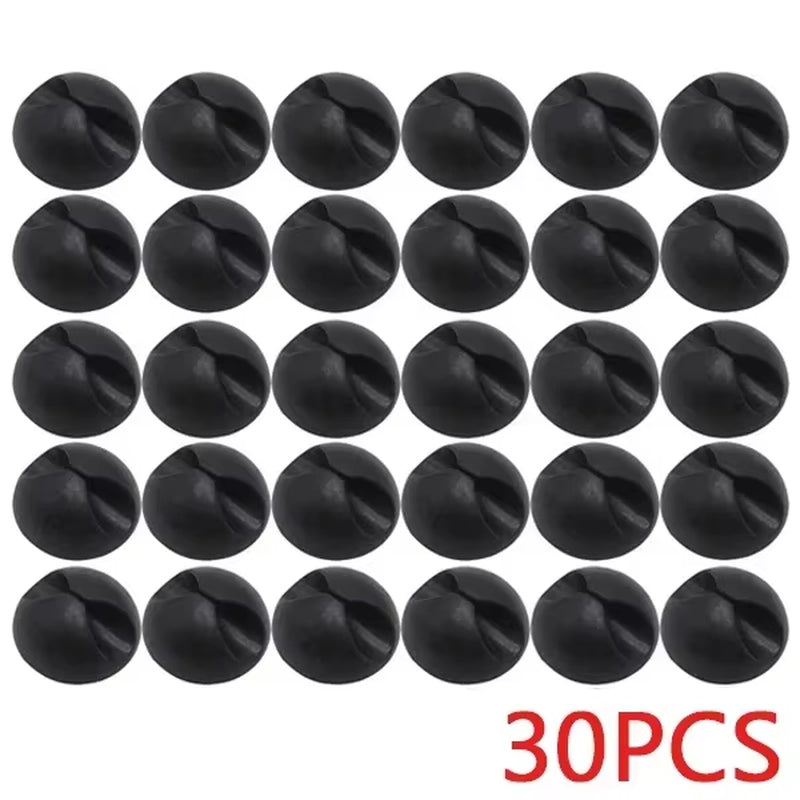 Car Dashboard Data Cable Clip Self-Adhesive USB Line Hub Wire Holder Fixing Clamp Office Desk Wire Organizer Accessories